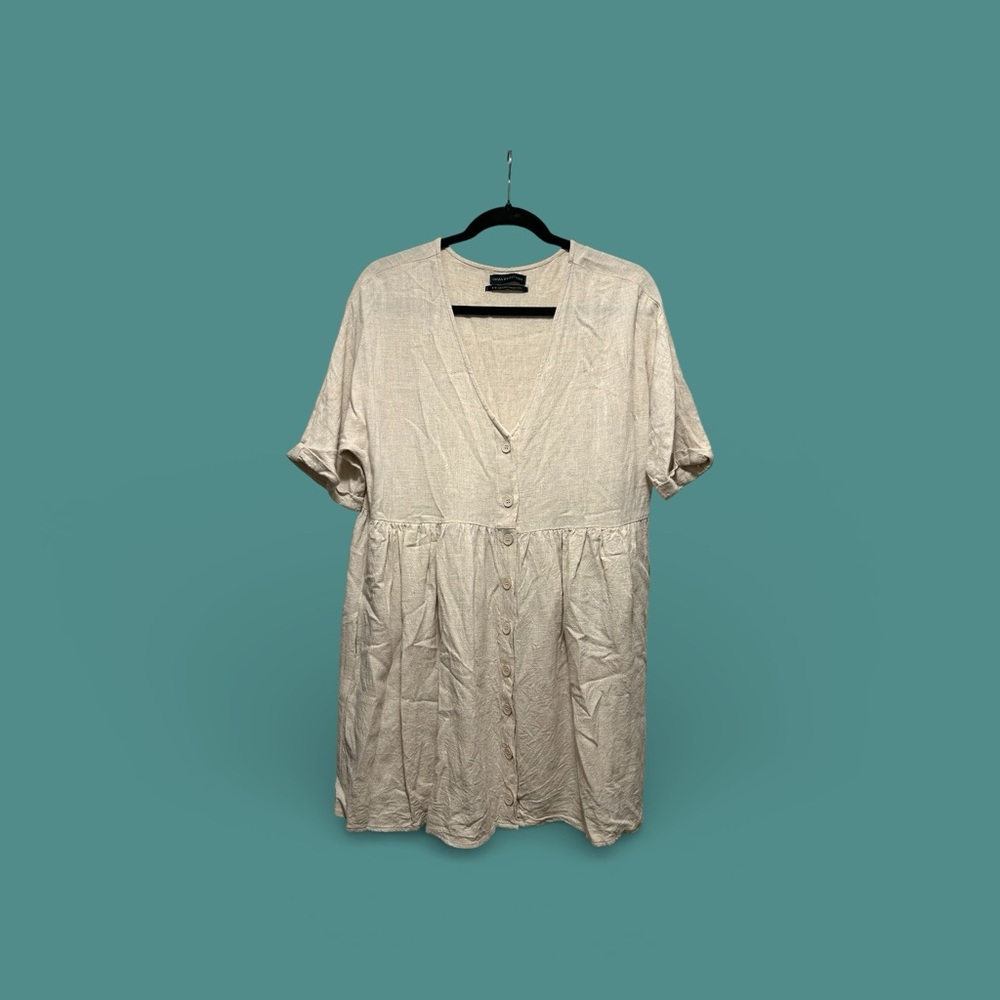 UO Blake Button Down Frock Dress